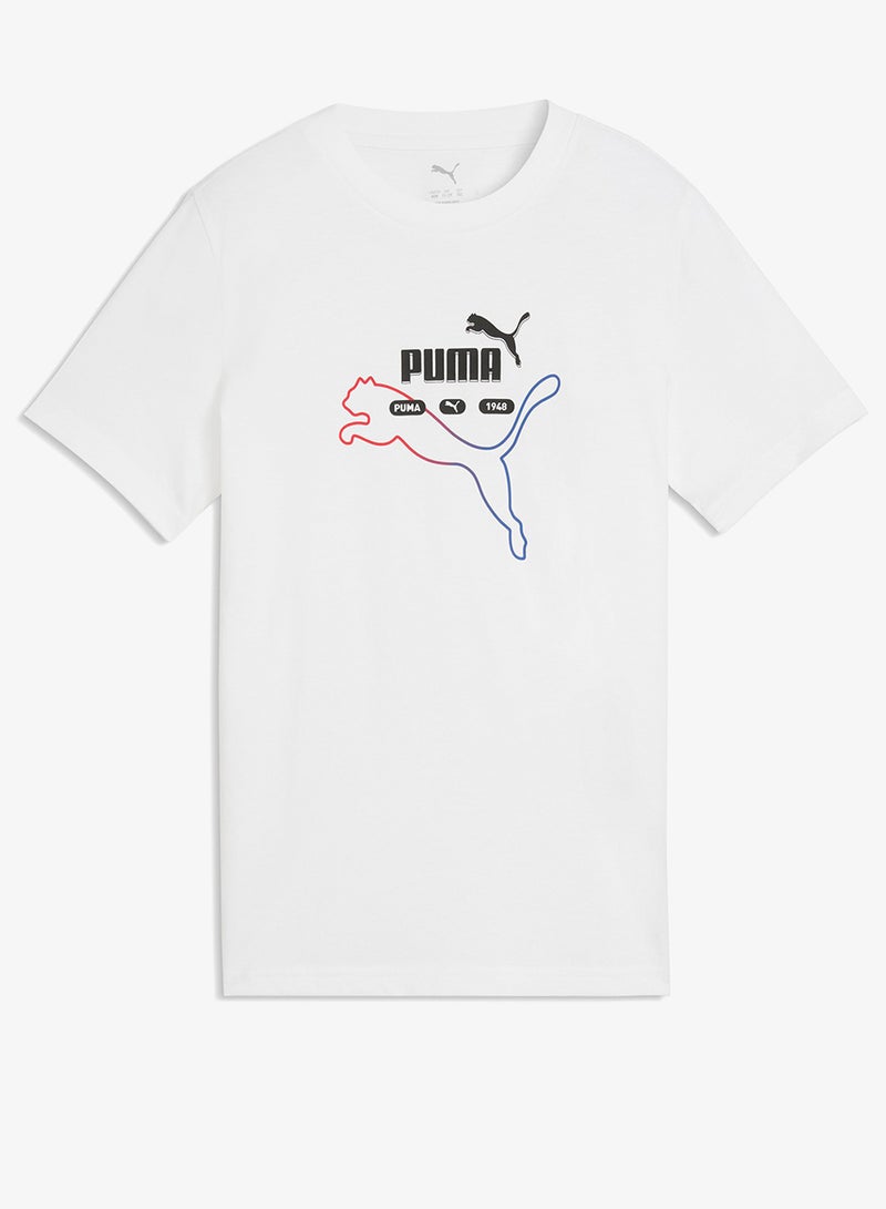 PUMA Youth Essential Logo Lab Summer T-Shirt - Image 1